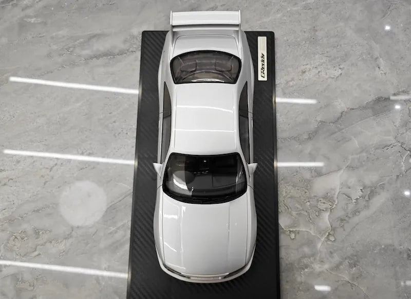 1:18 Nissan 1995 Skyline GT-R R33 Greddy BCNR33 White Die Cast Model Car