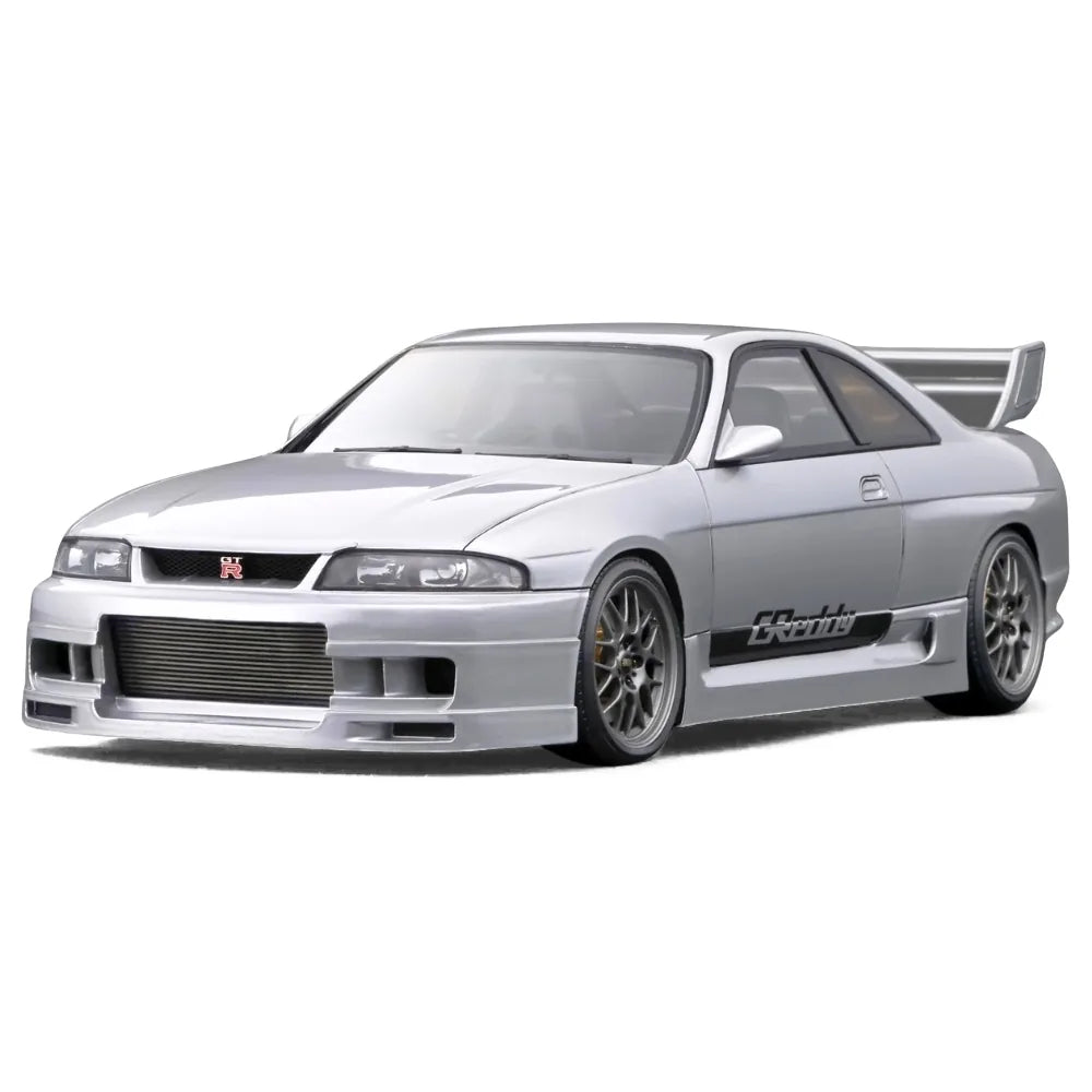 1:18 Nissan 1995 Skyline GT-R R33 Greddy BCNR33 White Die Cast Model Car