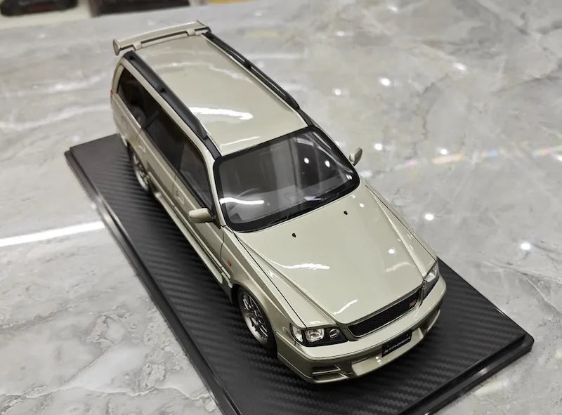 1:18 Nissan 1996 Stagea 260RS WGNC34 Gray Die Cast Model Car