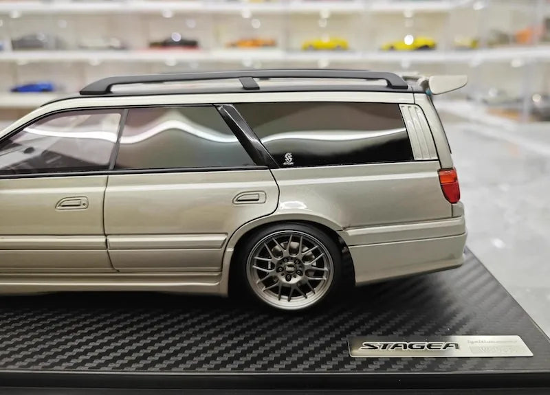1:18 Nissan 1996 Stagea 260RS WGNC34 Gray Die Cast Model Car