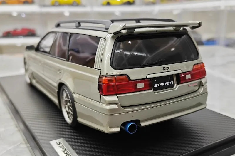 1:18 Nissan 1996 Stagea 260RS WGNC34 Gray Die Cast Model Car
