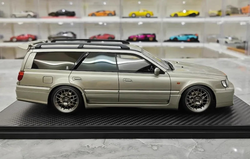 1:18 Nissan 1996 Stagea 260RS WGNC34 Gray Die Cast Model Car