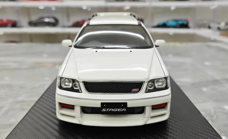 1:18 Nissan 1996 Stagea 260RS WGNC34 White Die Cast Model Car