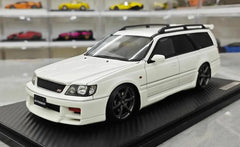 1:18 Nissan 1996 Stagea 260RS WGNC34 White Die Cast Model Car