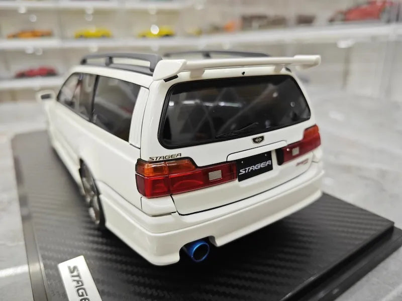 1:18 Nissan 1996 Stagea 260RS WGNC34 White Die Cast Model Car
