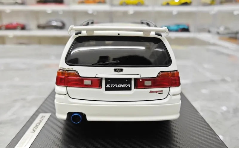 1:18 Nissan 1996 Stagea 260RS WGNC34 White Die Cast Model Car
