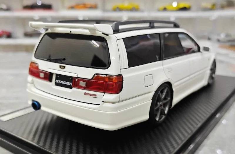 1:18 Nissan 1996 Stagea 260RS WGNC34 White Die Cast Model Car