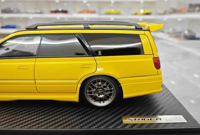 1:18 Nissan 1996 Stagea 260RS WGNC34 Yellow Die Cast Model Car