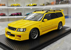 1:18 Nissan 1996 Stagea 260RS WGNC34 Yellow Die Cast Model Car