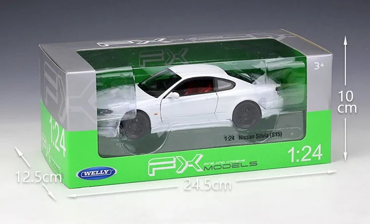 1:24 Nissan 1999 Silvia S15 Die Cast Model Car
