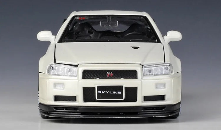 1:24 Nissan 1999 Skyline GT-R R34 Die Cast Model Car