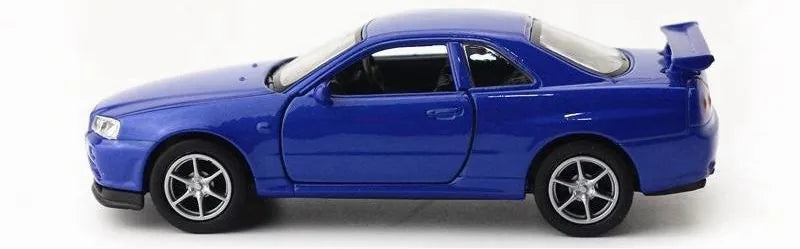 1:36 Nissan 1999 Skyline GT-R R34 Die Cast Model Car