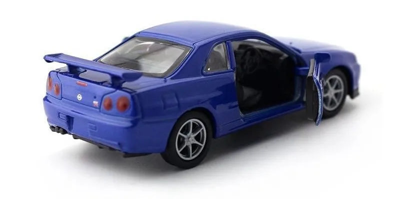 1:36 Nissan 1999 Skyline GT-R R34 Die Cast Model Car