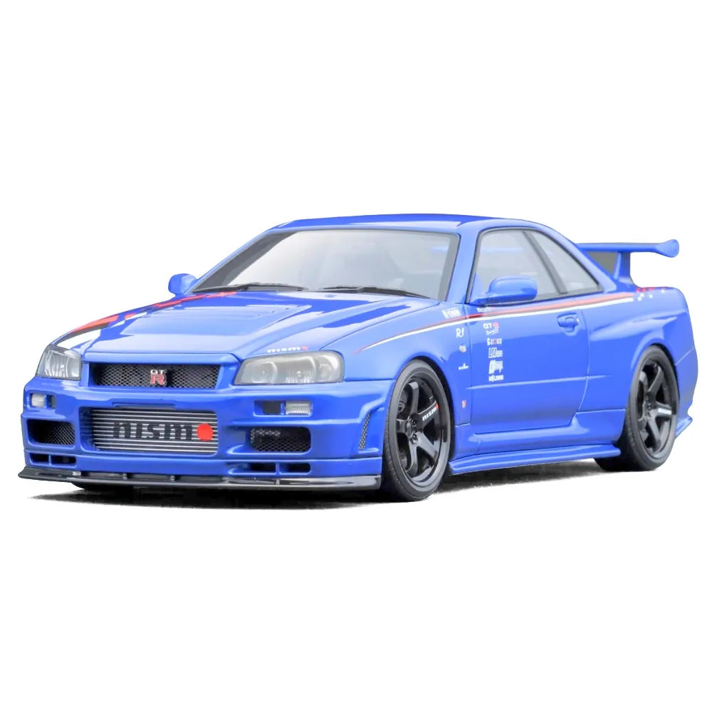 1:18 Nissan 1996 Stagea 260RS WGNC34 Blue Die Cast Model Car