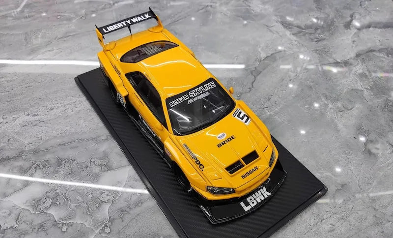 1:18 Nissan 1999 Skyline LB-ER34 Super Silhouette Die Cast Model Car