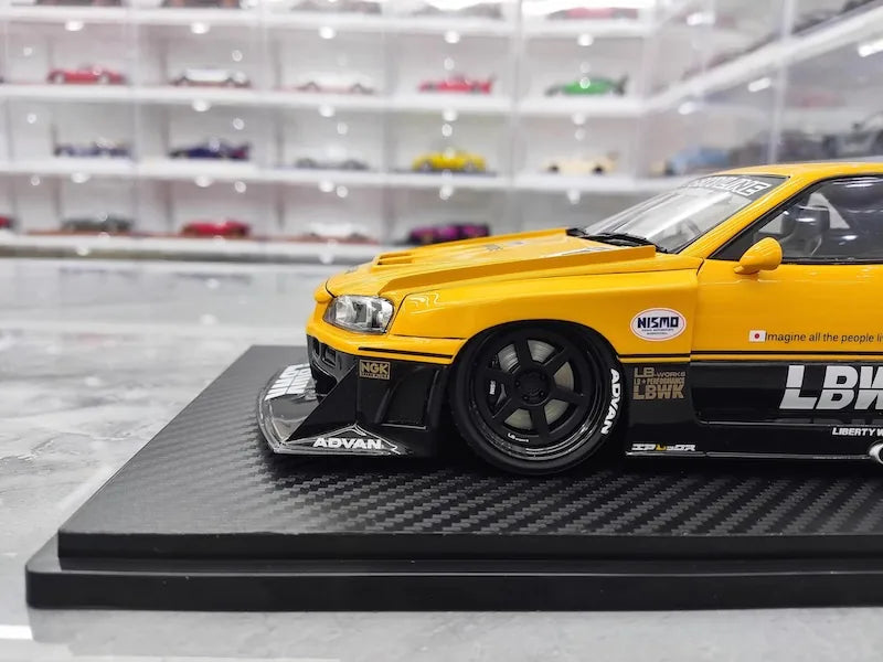 1:18 Nissan 1999 Skyline LB-ER34 Super Silhouette Die Cast Model Car