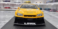 1:18 Nissan 1999 Skyline LB-ER34 Super Silhouette Die Cast Model Car