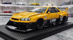 1:18 Nissan 1999 Skyline LB-ER34 Super Silhouette Die Cast Model Car
