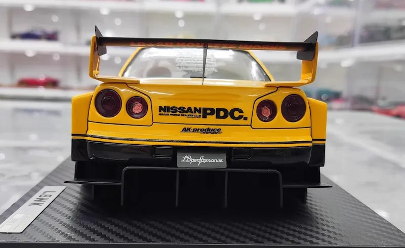 1:18 Nissan 1999 Skyline LB-ER34 Super Silhouette Die Cast Model Car