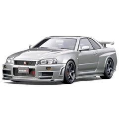 1:18 Nissan 1999 Skyline GT-R BNR34 Gray Die Cast Model Car
