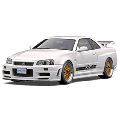 1:18 Nissan 1999 Skyline GT-R BNR34 White Die Cast Model Car