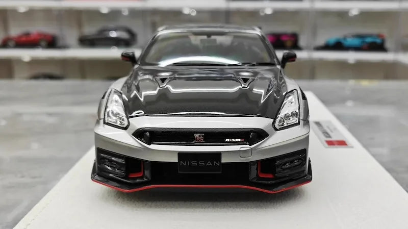 1:18 Nissan 2024 GT-R R35 Nismo Silver Die Cast Model Car