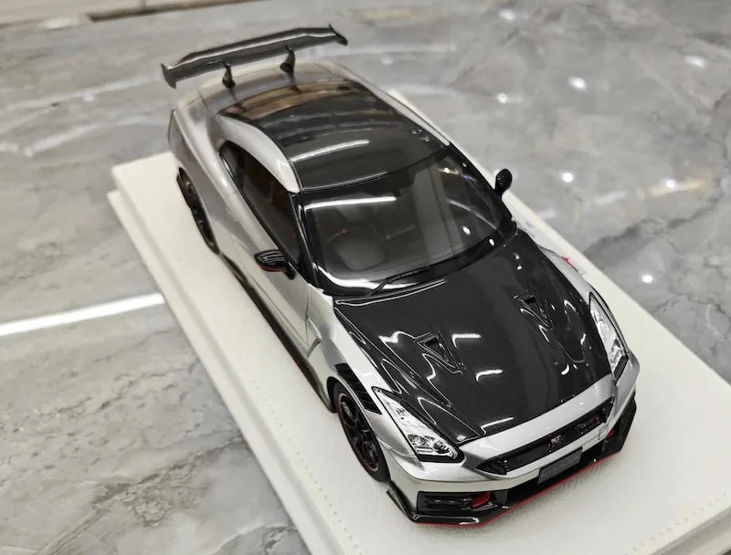 1:18 Nissan 2024 GT-R R35 Nismo Silver Die Cast Model Car