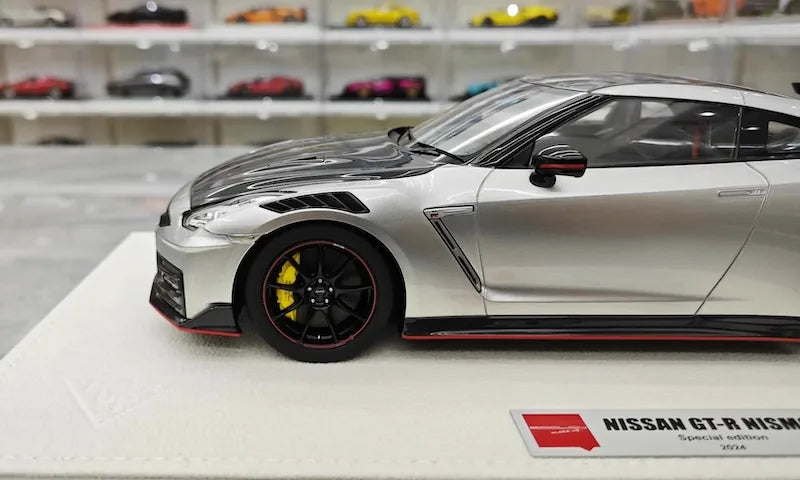 1:18 Nissan 2024 GT-R R35 Nismo Silver Die Cast Model Car