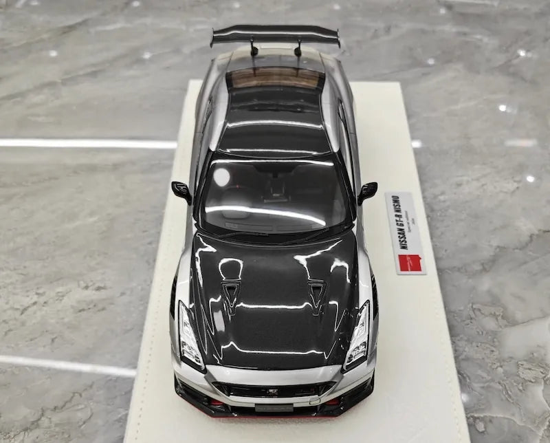 1:18 Nissan 2024 GT-R R35 Nismo Silver Die Cast Model Car