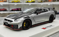 1:18 Nissan 2024 GT-R R35 Nismo Silver Die Cast Model Car