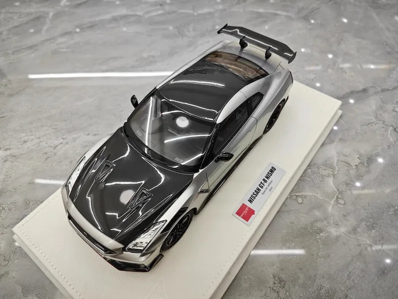 1:18 Nissan 2024 GT-R R35 Nismo Silver Die Cast Model Car