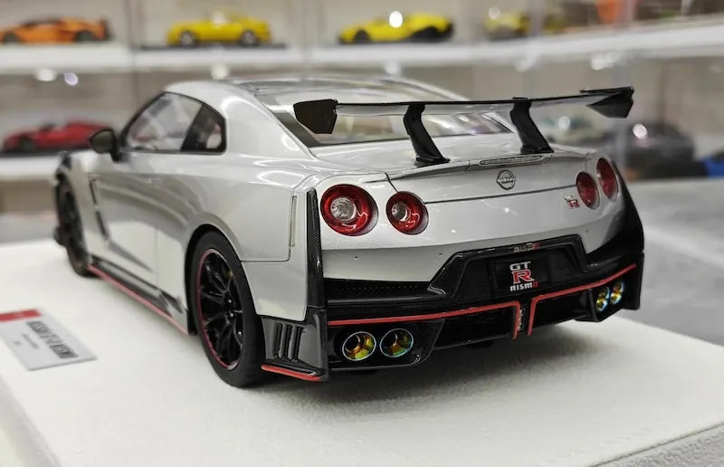 1:18 Nissan 2024 GT-R R35 Nismo Silver Die Cast Model Car