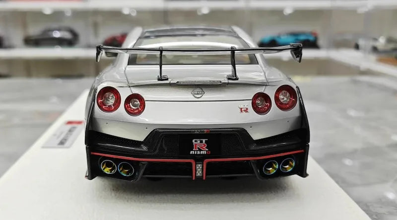 1:18 Nissan 2024 GT-R R35 Nismo Silver Die Cast Model Car