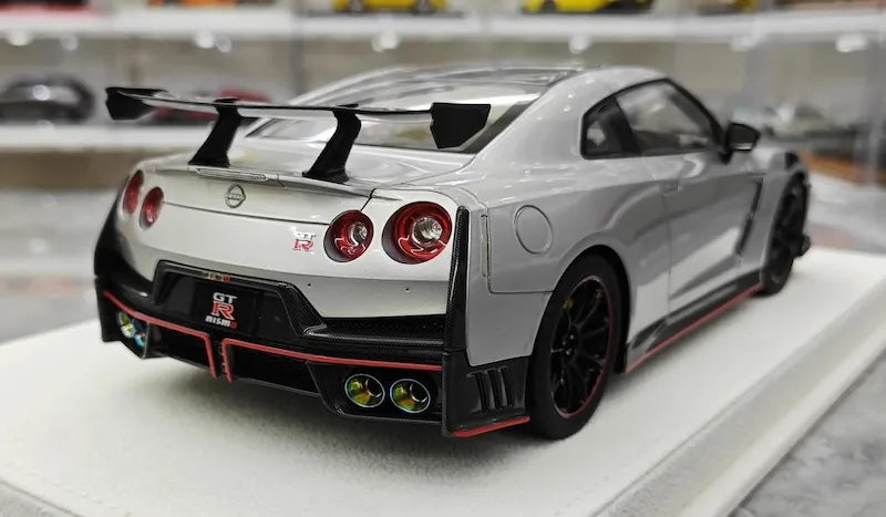 1:18 Nissan 2024 GT-R R35 Nismo Silver Die Cast Model Car