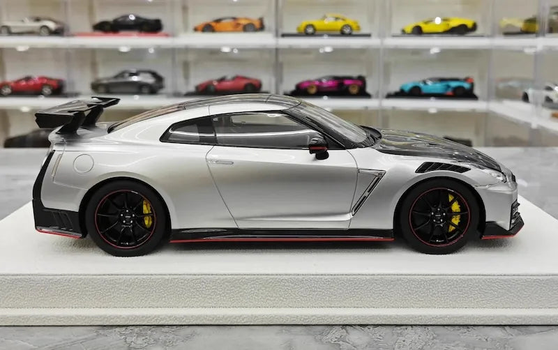 1:18 Nissan 2024 GT-R R35 Nismo Silver Die Cast Model Car