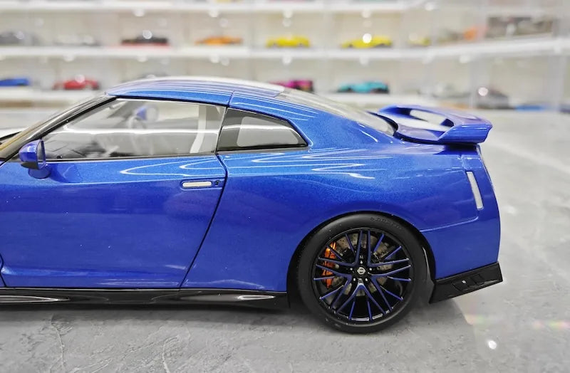 1:18 Nissan 2019 GT-R R35 50th Anniversary Blue Die Cast Model Car