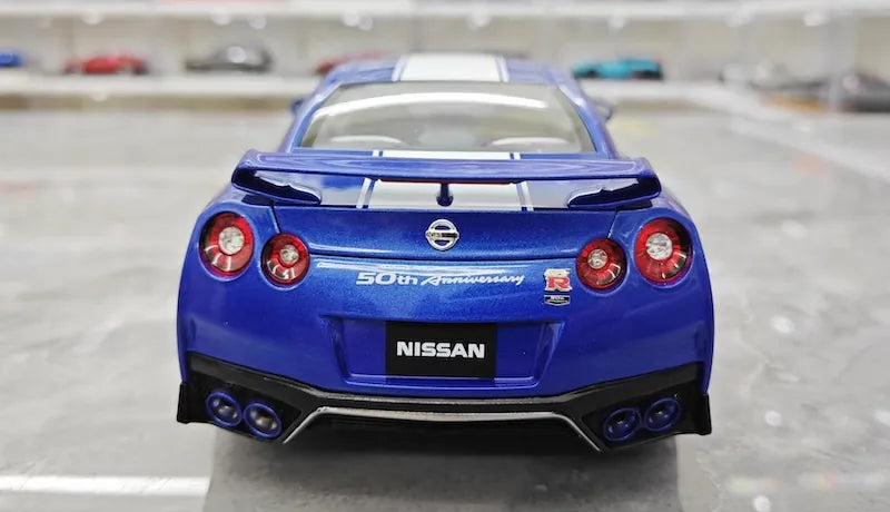1:18 Nissan 2019 GT-R R35 50th Anniversary Blue Die Cast Model Car