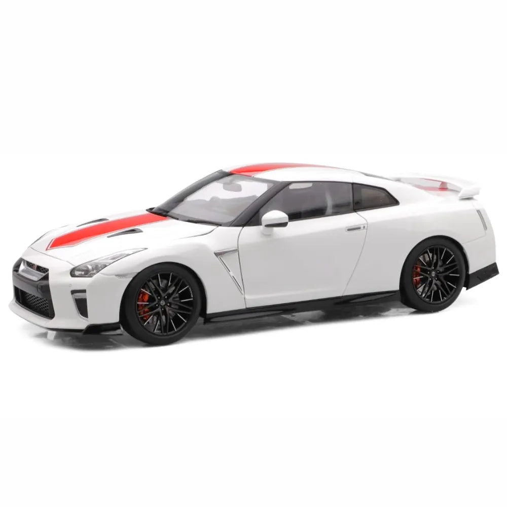 1:18 Nissan 2019 GT-R R35 50th Anniversary White Die Cast Model Car