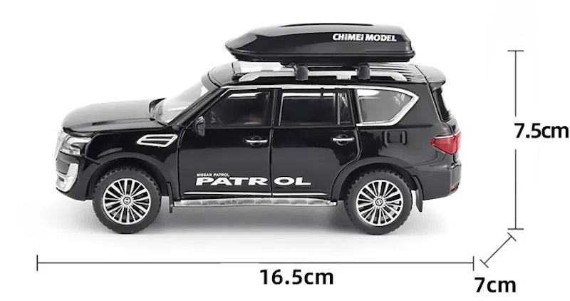 1:32 Nissan 2019 Patrol Y62 Second facelift Die Cast Model Car