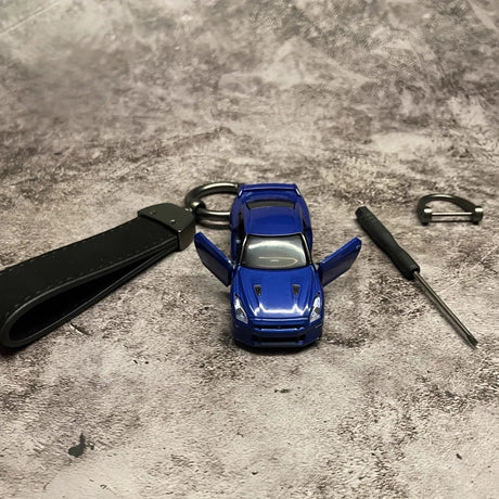 Nissan GT-R R35 Keychains 1:64 Model Car Keychain