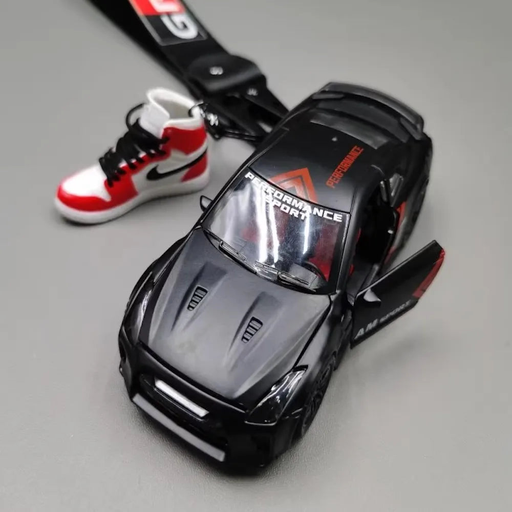 Nissan GT-R R35 Sport Keychains 1:64 Model Car Keychain