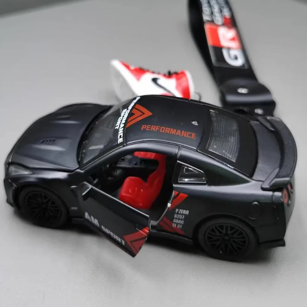 Nissan GT-R R35 Sport Keychains 1:64 Model Car Keychain