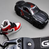 Nissan GT-R R35 Sport Keychains 1:64 モデルカー Keychain