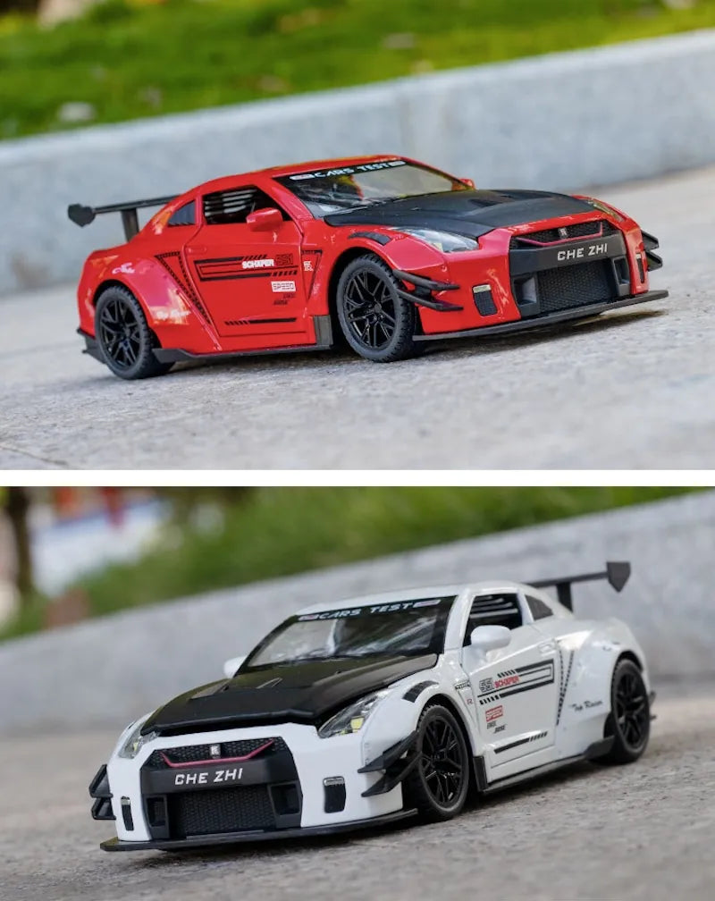 1:24 Nissan 2019 LB-Works GT-R R35 type2 GT3 Die Cast Model Car