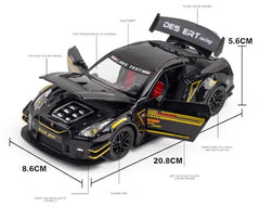 1:24 Nissan 2019 LB-Works GT-R R35 type2 GT3 Die Cast Model Car
