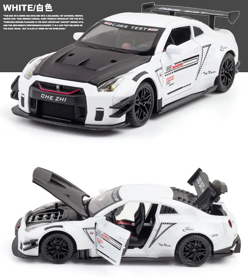1:24 Nissan 2019 LB-Works GT-R R35 type2 GT3 Die Cast Model Car