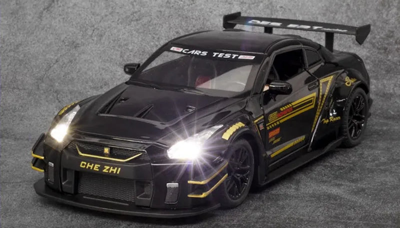 1:24 Nissan 2019 LB-Works GT-R R35 type2 GT3 Die Cast Model Car