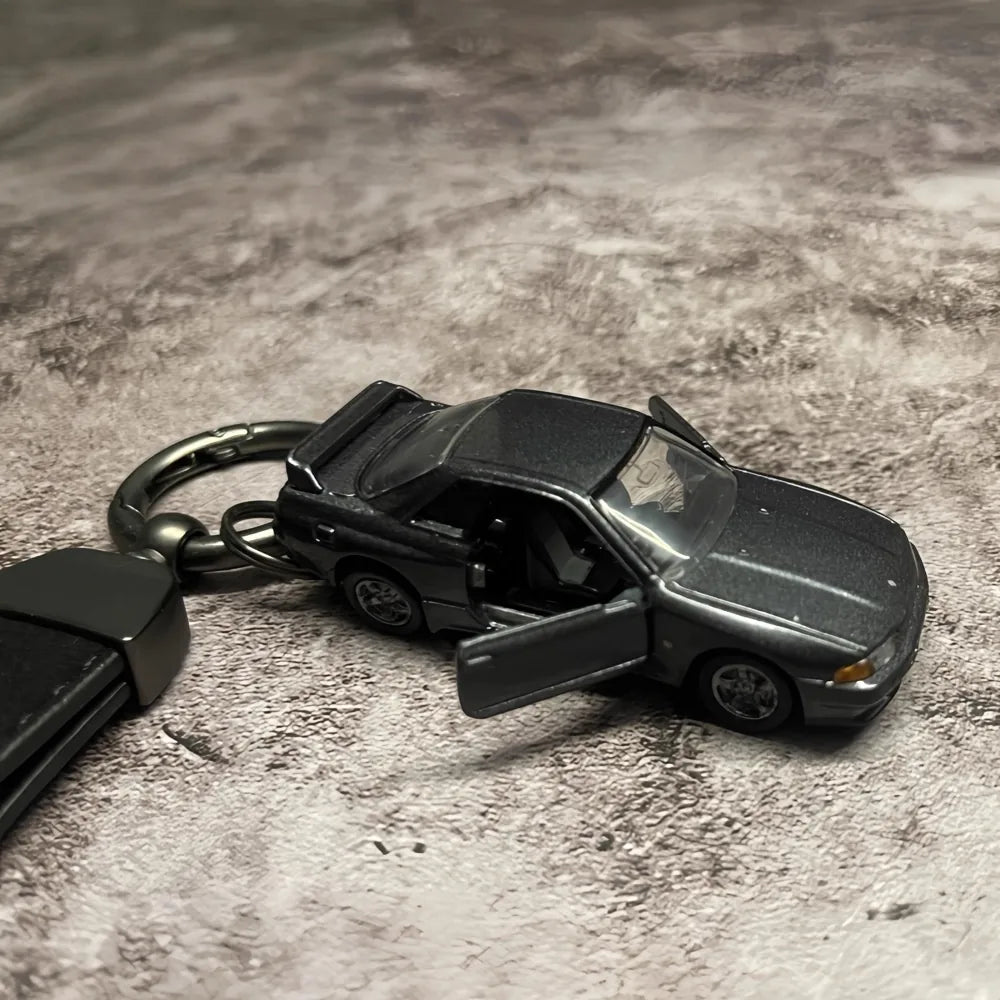 Nissan Skyline GT-R R32 Keychains 1:64 سيارة مصغرة Keychain