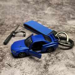 Nissan Skyline R34 Keychains 1:64 modelauto Keychain
