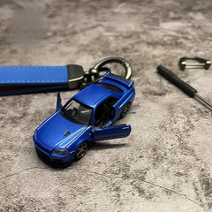 Nissan Skyline R34 Keychains 1:64 modelauto Keychain